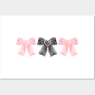 Coquette Bows Posters and Art